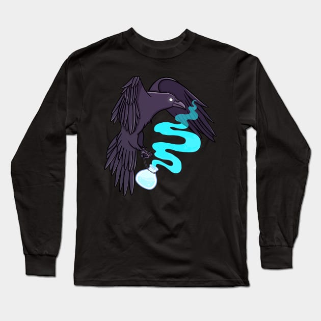 Raven Familiar // Potion | Nikury Long Sleeve T-Shirt by Nikury